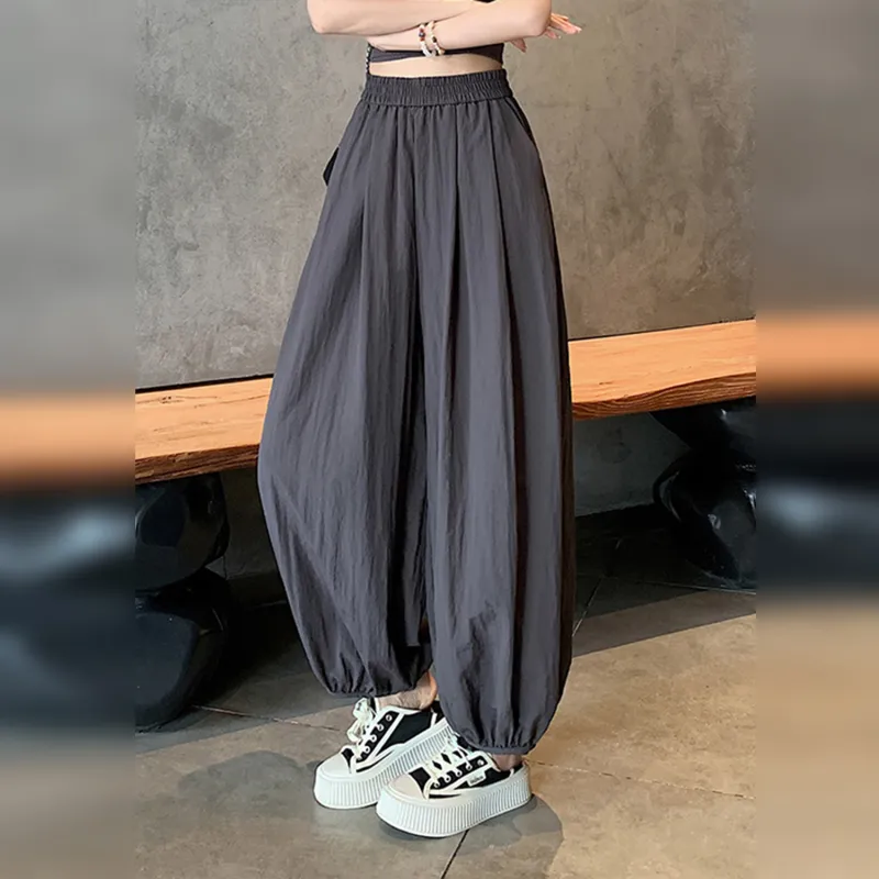 Wbwq Casual Pants Women's Gray-3
