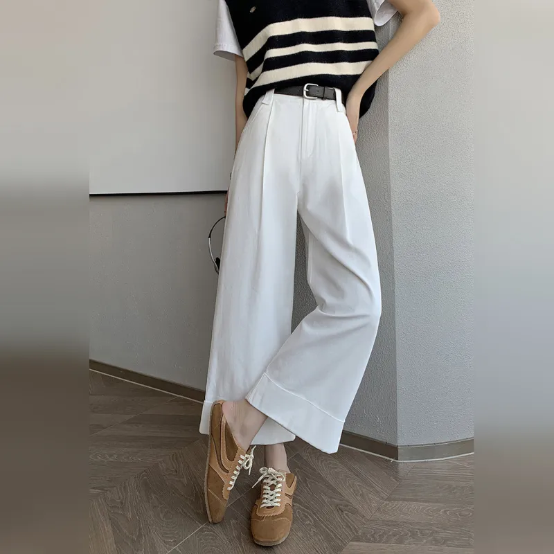 Wbwq Casual Pants Women's White-4