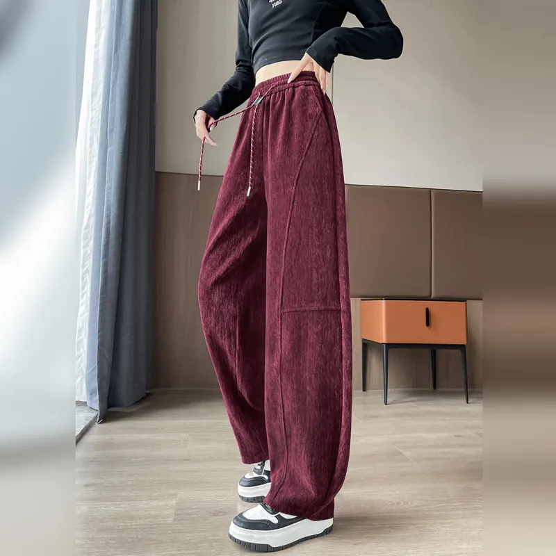 Wbwq Casual Pants Women's Angora Red-1