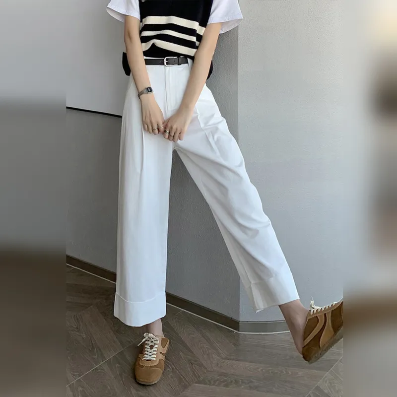 Wbwq Casual Pants Women's White-1