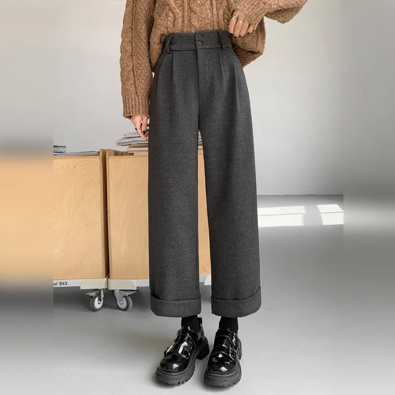Wbwq Suit Trouser Women's Dark Gray-2