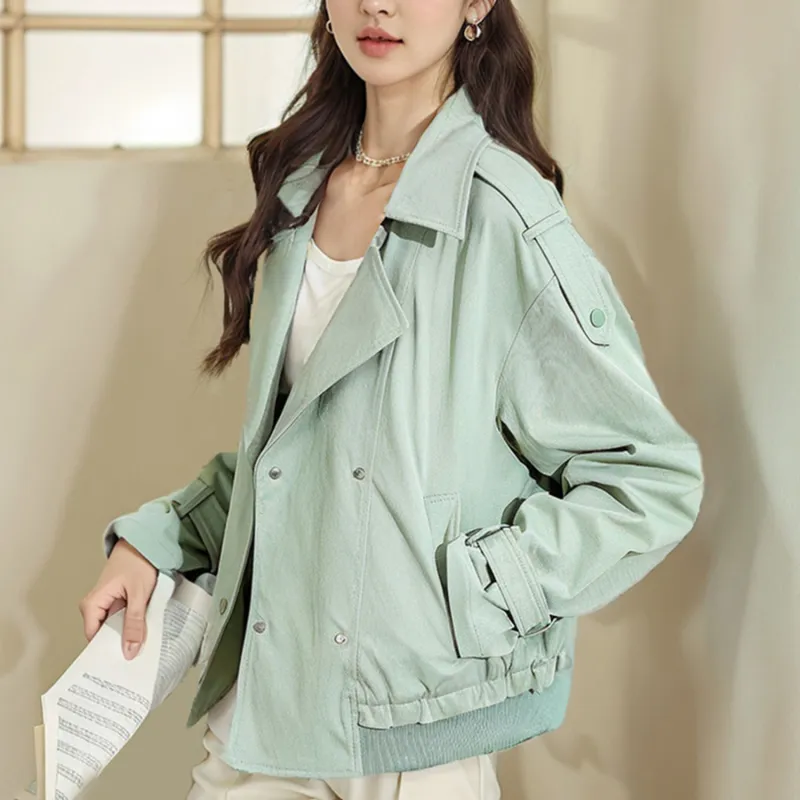 Wbwq Jackets Coats Women's Green-2
