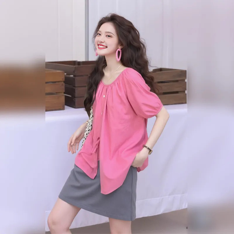 Wbwq Shirts Women's Fuchsia-5