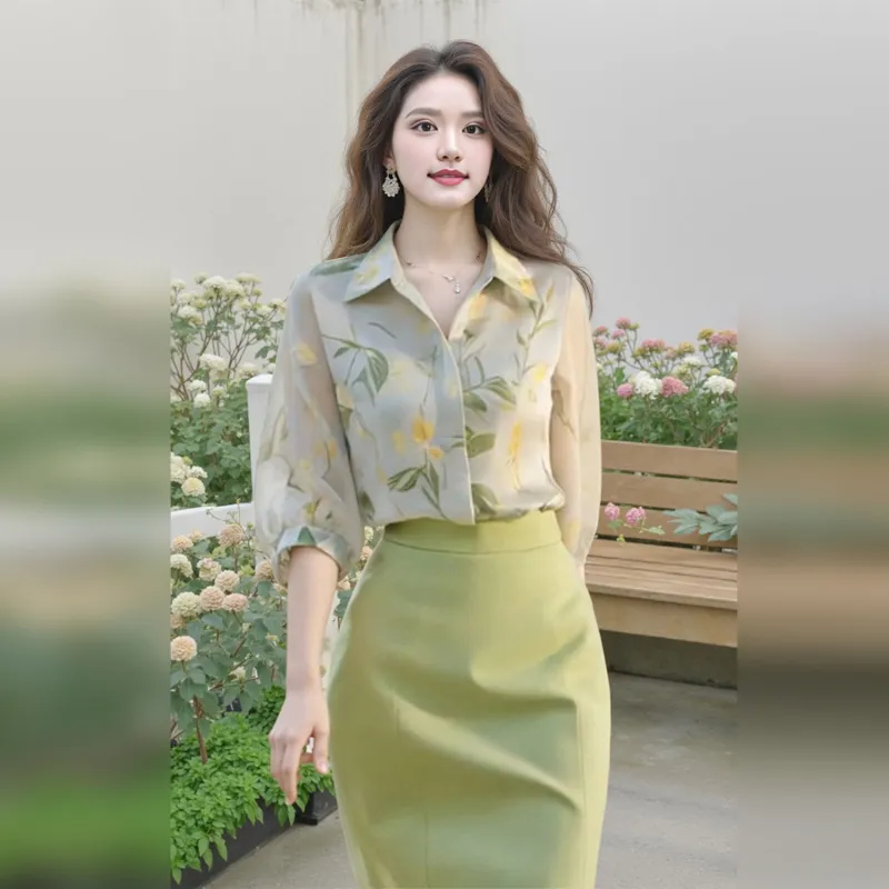 Wbwq Two Piece Skirt Sets Women's-3