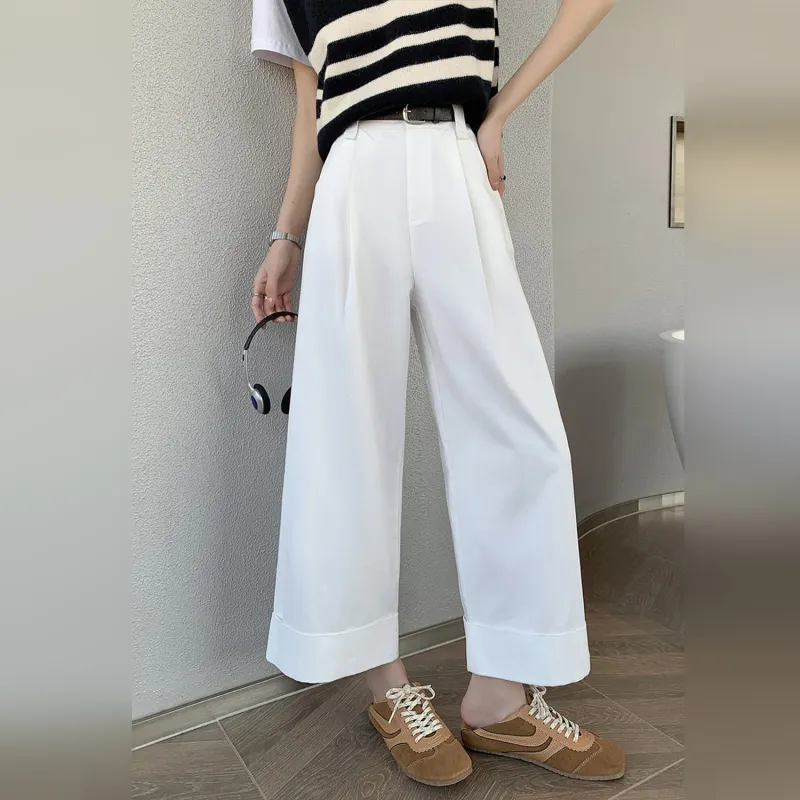 Wbwq Casual Pants Women's White-3