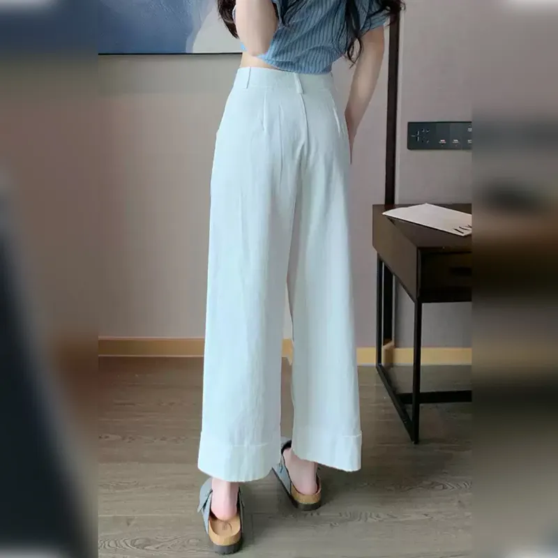 Wbwq Casual Pants Women's White-6