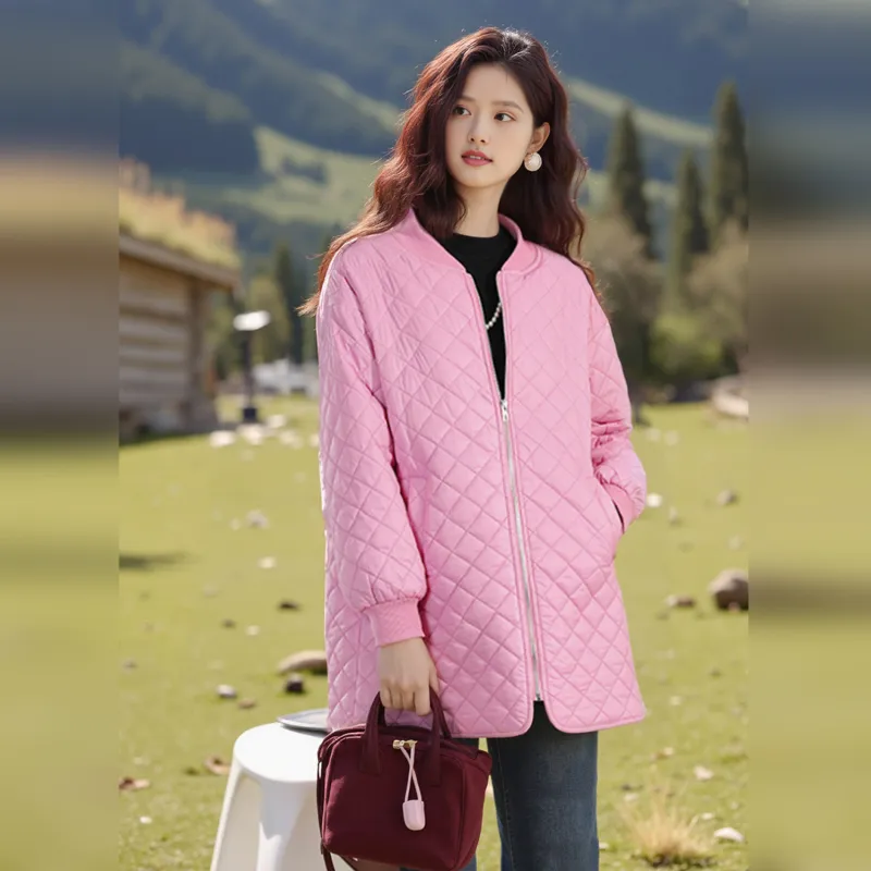 Wbwq Puffer Jacket Women's Light Purple-3