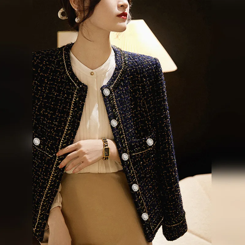 Wbwq Jackets & Coats Women's Navy Blue-3