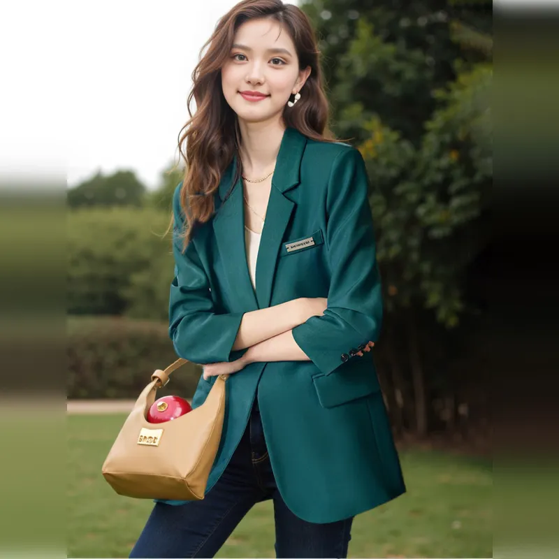 Wbwq Business Suit Women's Green-6