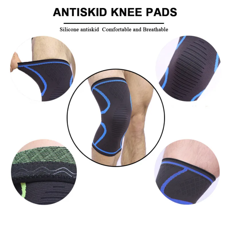 YUKE Knee Pads Running, Mountaineering, Volleyball, Tennis, Soccer, Badminton, Basketball, Fitness, Yoga Unisex Nylon-3