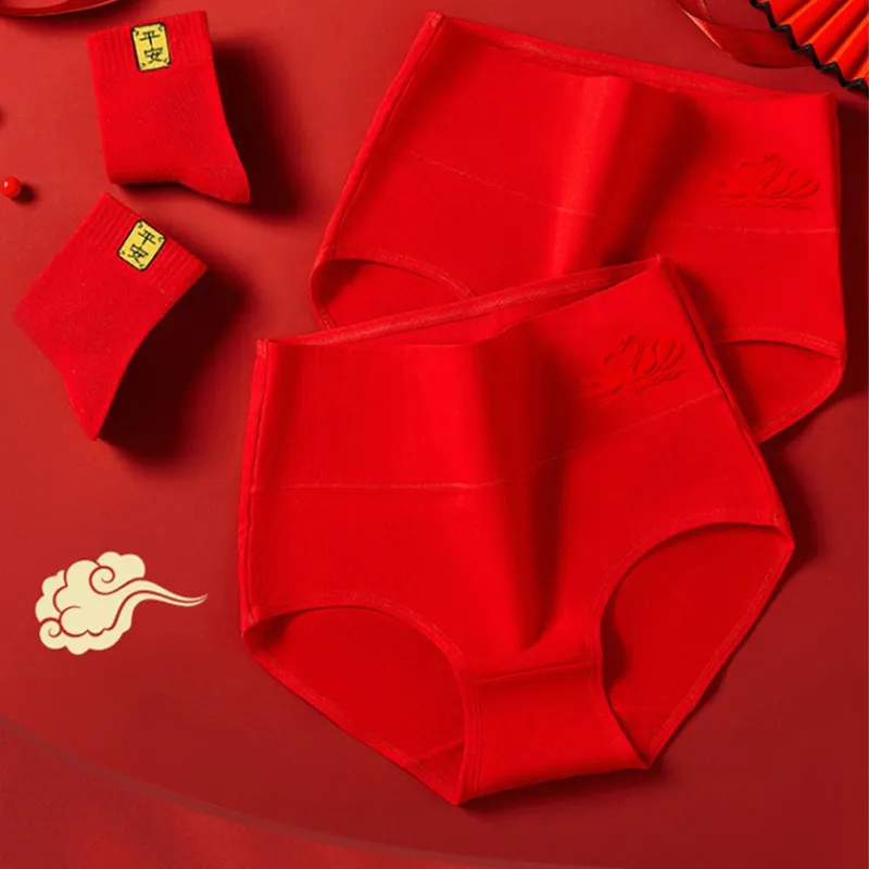 Lanza Underpants Women's Combo Set Red-5