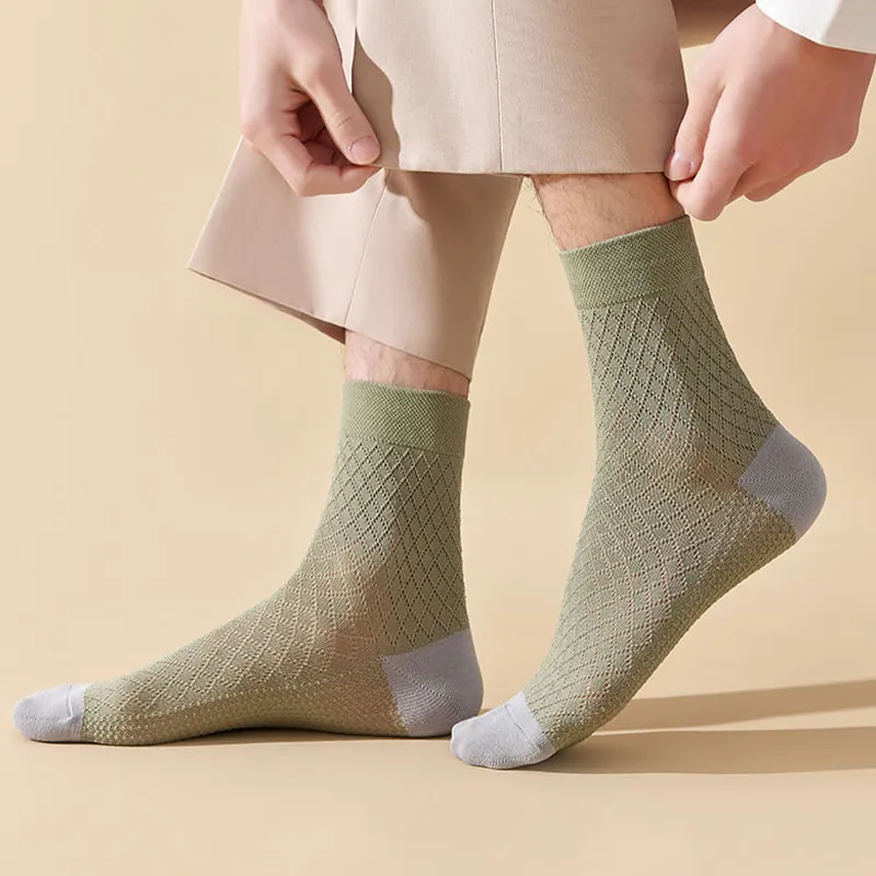 Lanza Mid Calf Socks Men's 5 Pack-2