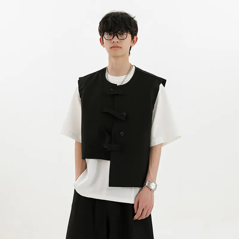 WELTER EXPERIMENT Fashion Minimalist Style Vest Unisex-38
