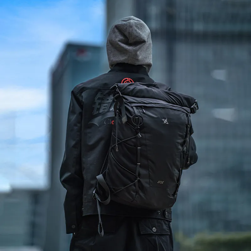 GYXX Nylon Backpack Regular Unisex Starhide Black/Twilight Green/Sunny Mountain Blue-2
