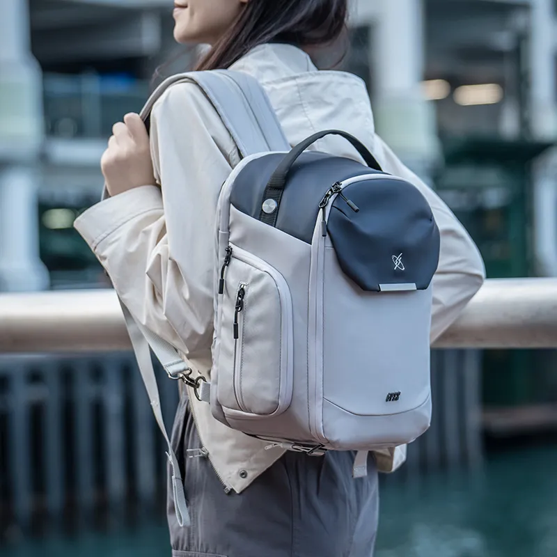 GYXX Artificial Leather Backpack Regular Unisex Multicolor-10