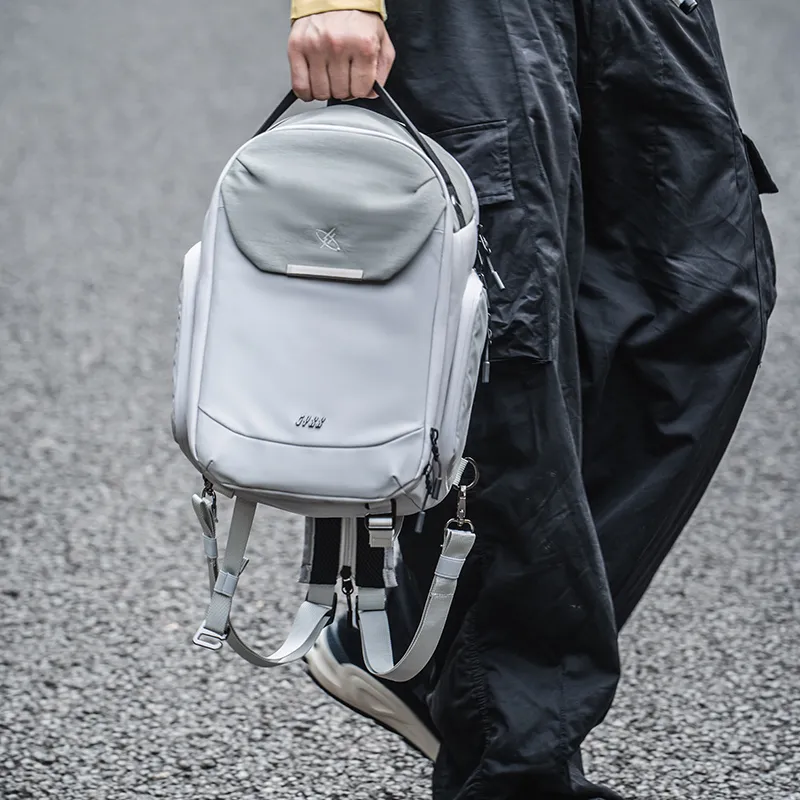 GYXX Artificial Leather Backpack Regular Unisex Multicolor-7