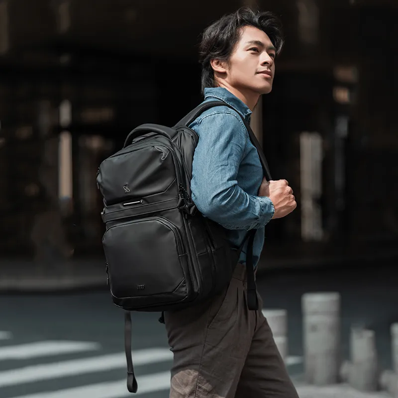 GYXX Membrana Dermalis Backpack Men's Chasing Shadow Black-2