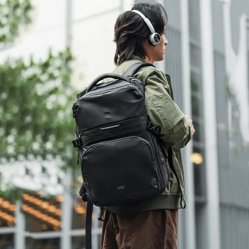 GYXX Membrana Dermalis Backpack Men's Chasing Shadow Black-3