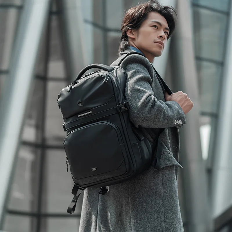 GYXX Membrana Dermalis Backpack Men's Chasing Shadow Black-4