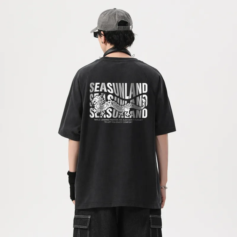 SEASUNLAND T-Shirt Unisex Black-2