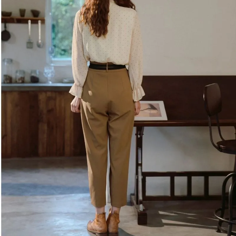 ANNECHEN Casual Pants Women's Khaki-10