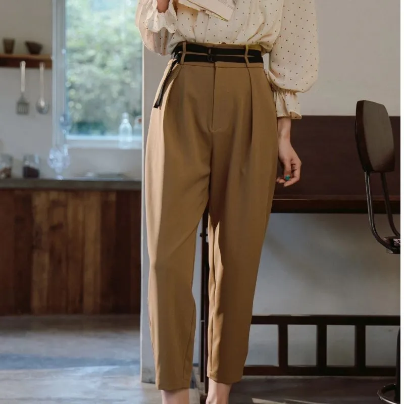ANNECHEN Casual Pants Women's Khaki-9