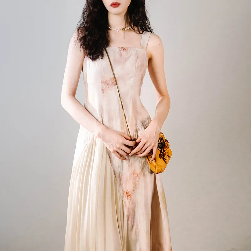 ANNECHEN Slip Dresses Women's-3