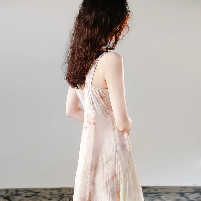 ANNECHEN Slip Dresses Women's-4