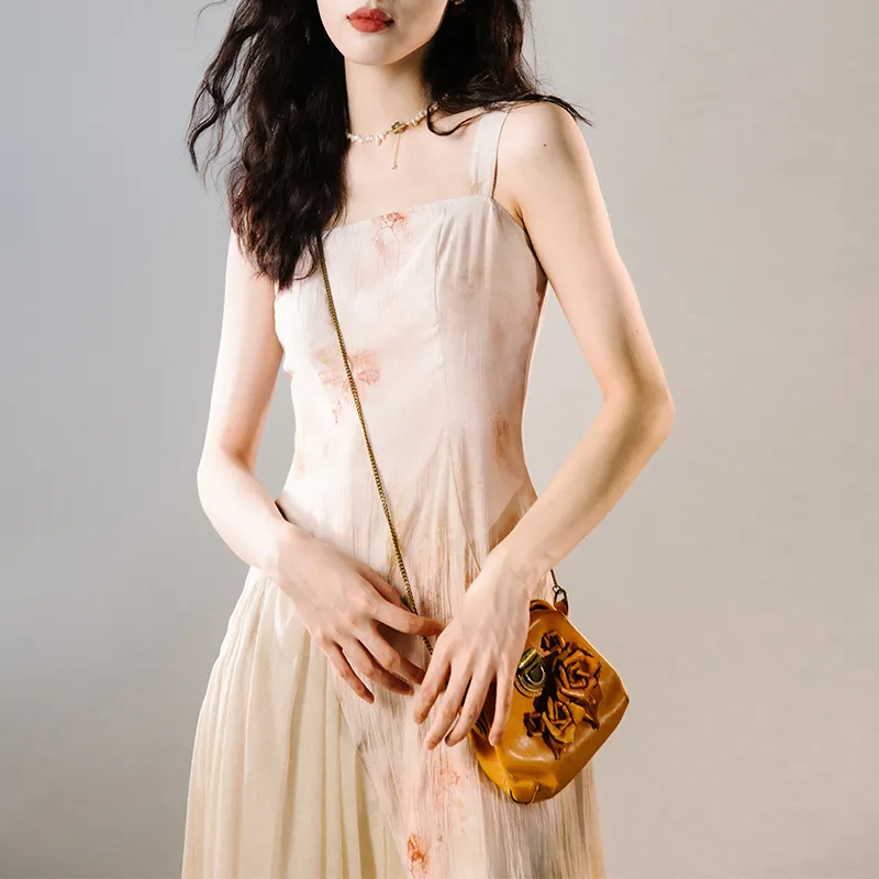 ANNECHEN Slip Dresses Women's-2