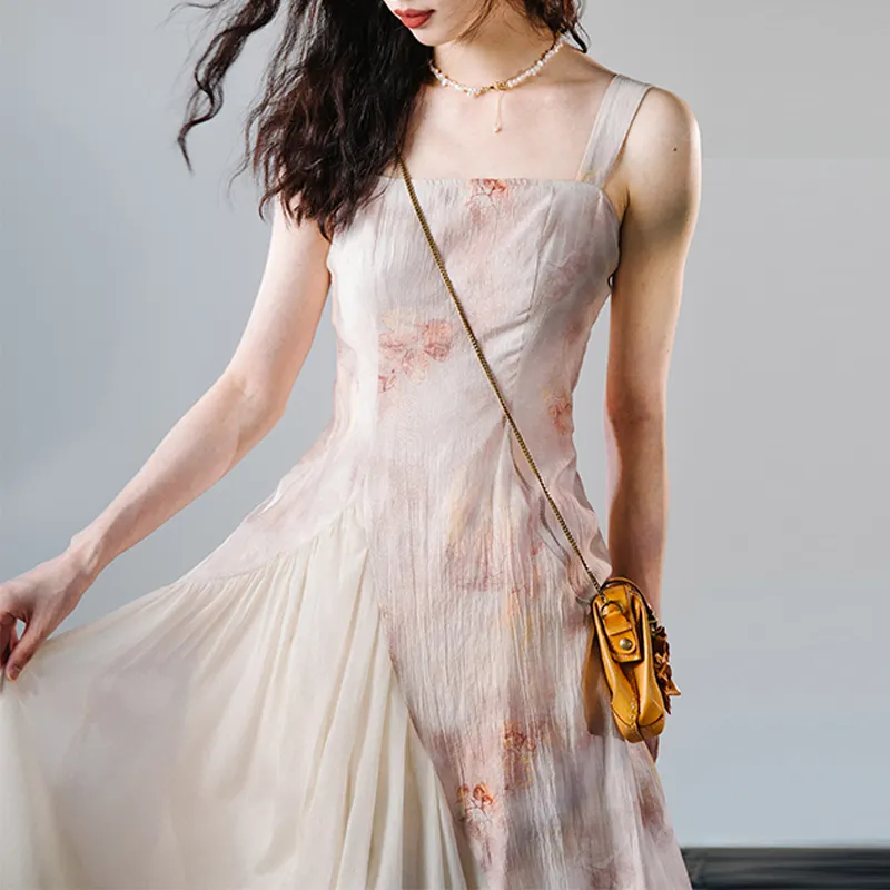 ANNECHEN Slip Dresses Women's-5