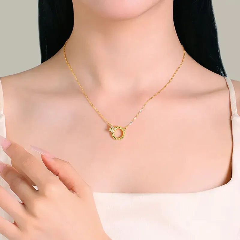 LIU GUI FU JEWELRY S925 Silver Necklaces Women's-4