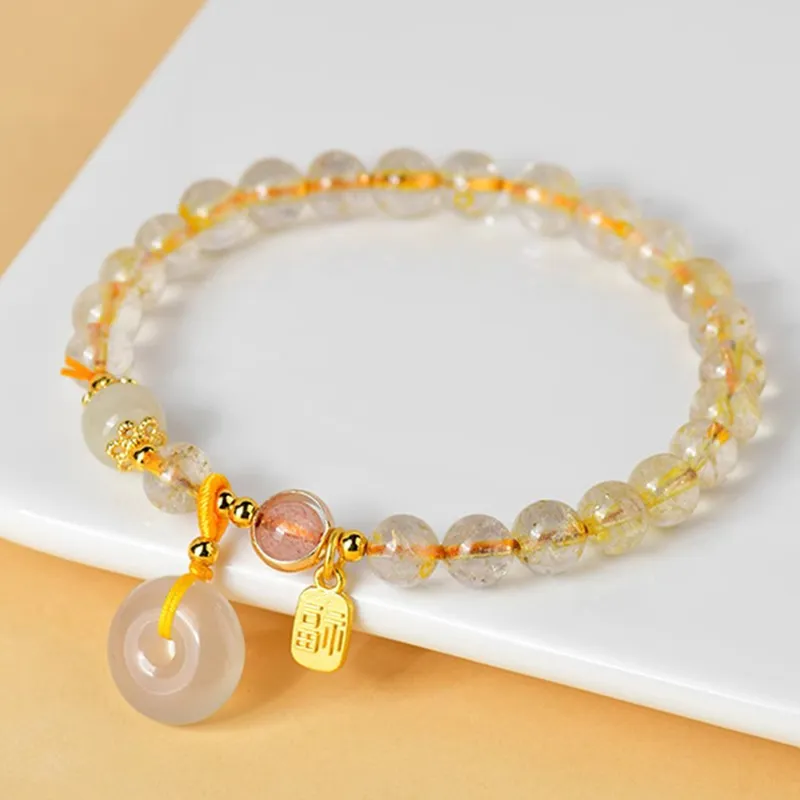 LIU GUI FU JEWELRY Chalcedony Bracelets Women's-4