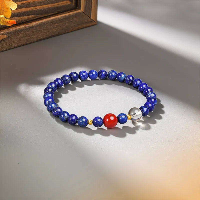 LIU GUI FU JEWELRY Lapis Lazuli Bracelets Unisex-3