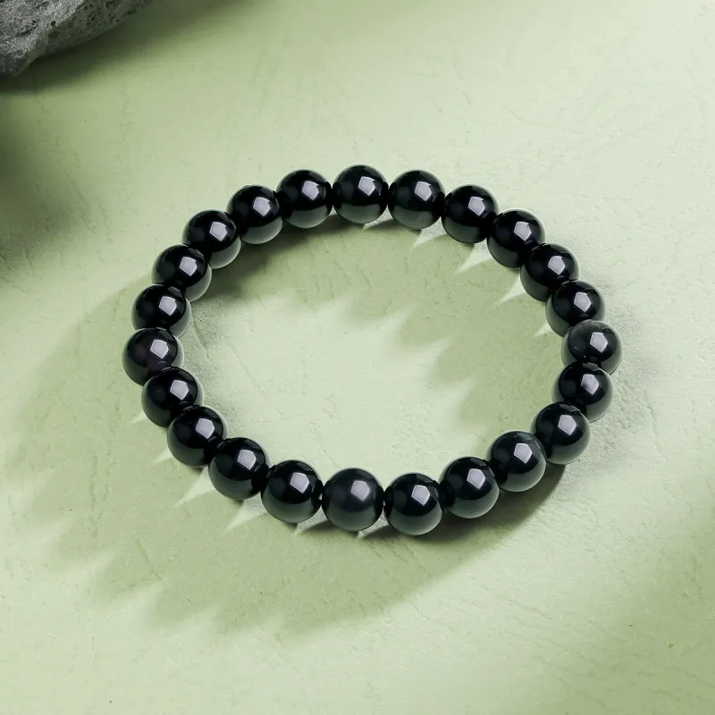 LIU GUI FU JEWELRY Obsidian Jade Bracelets Women's-1