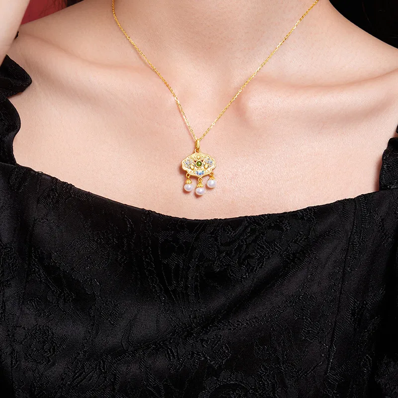 LIU GUI FU JEWELRY 925 Sterling Silver Necklaces Unisex-4