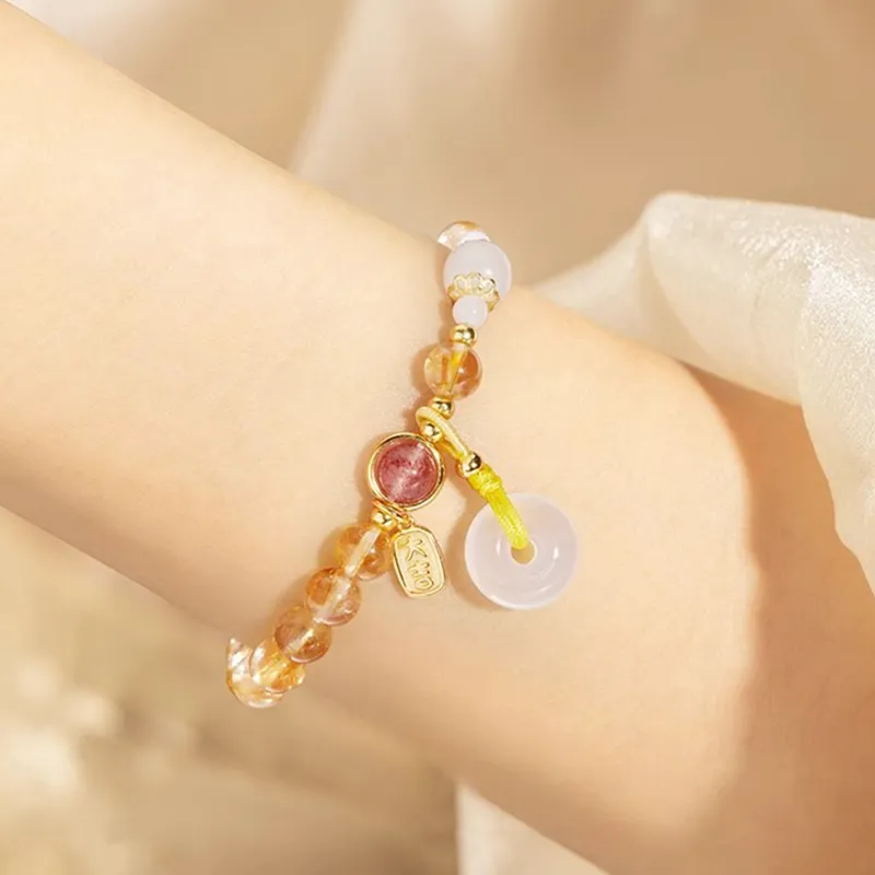 LIU GUI FU JEWELRY Chalcedony Bracelets Women's-3