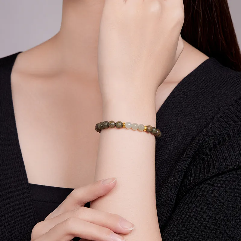 LIU GUI FU JEWELRY Bracelets White Jade Women's-4