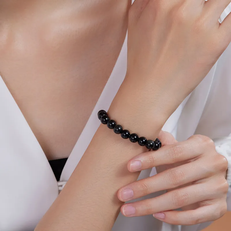 LIU GUI FU JEWELRY Obsidian Jade Bracelets Women's-2