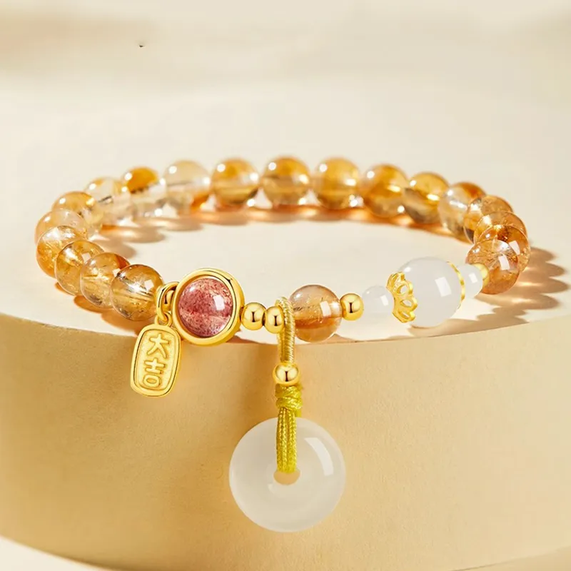 LIU GUI FU JEWELRY Chalcedony Bracelets Women's-1