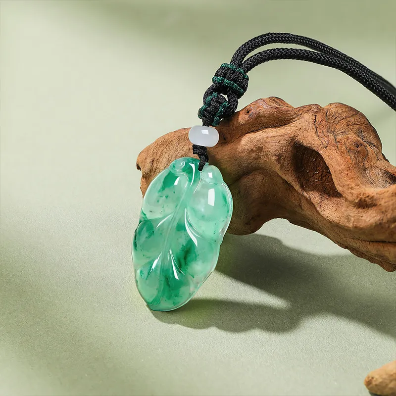 LIU GUI FU JEWELRY African Emerald Good Luck Necklace Women's-3