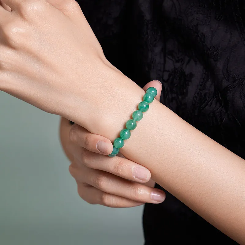 LIU GUI FU JEWELRY African Emerald Bracelets Women's-4