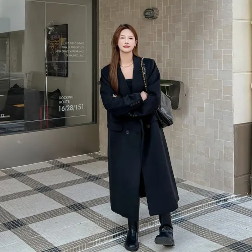 Local Gal Coats Women's Black
