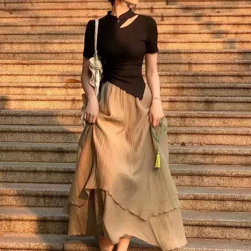 Pa33word Two Piece Skirt Sets Women's-9