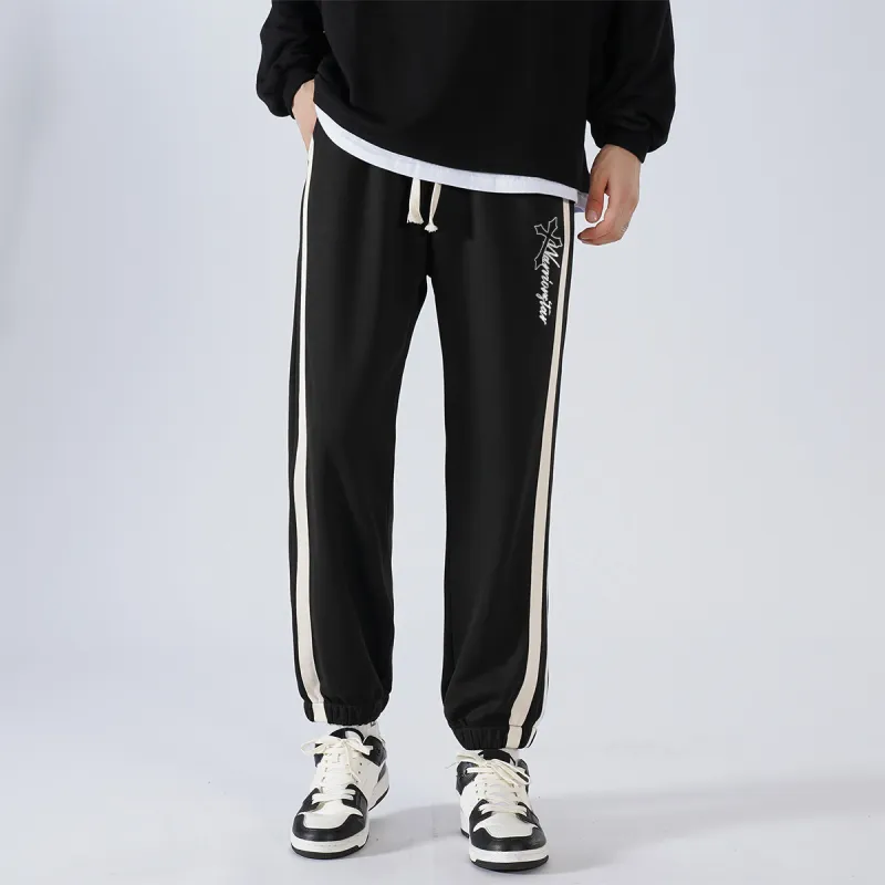 Warrior Knitted Sports Pants Unisex Black-4
