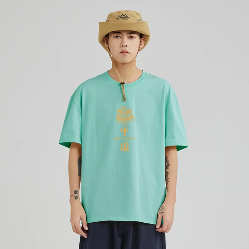 Warrior Drop Shoulder Sleeve T-Shirt Men's-27