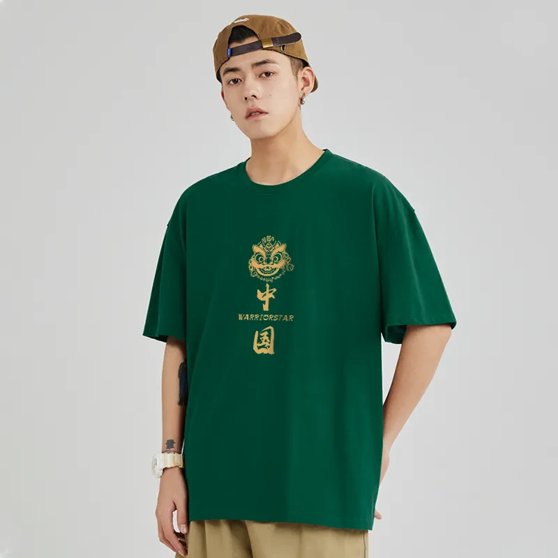 Warrior Drop Shoulder Sleeve T-Shirt Men's-22