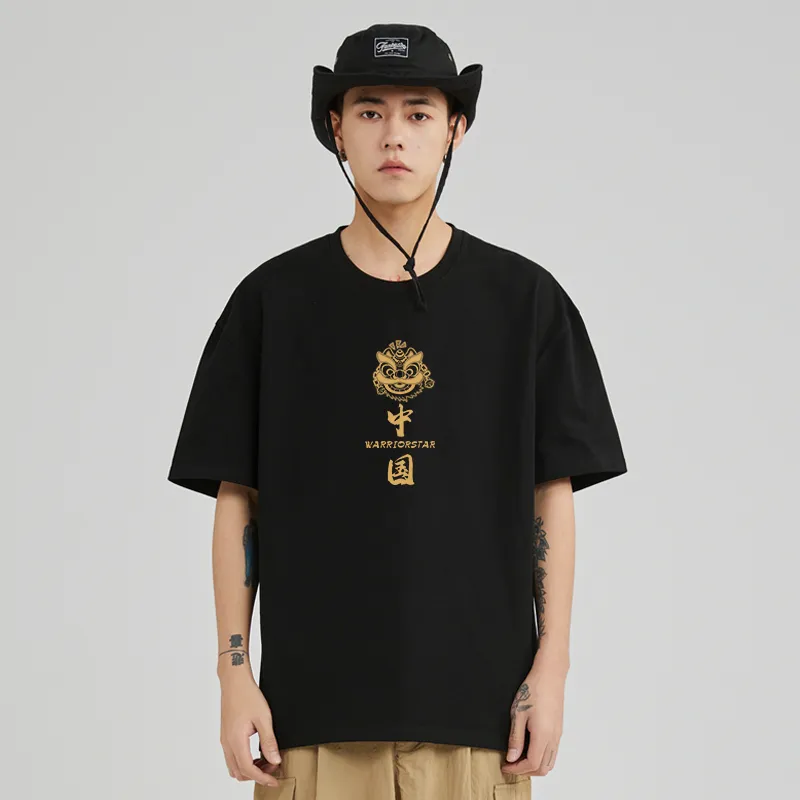 Warrior Drop Shoulder Sleeve T-Shirt Men's-2