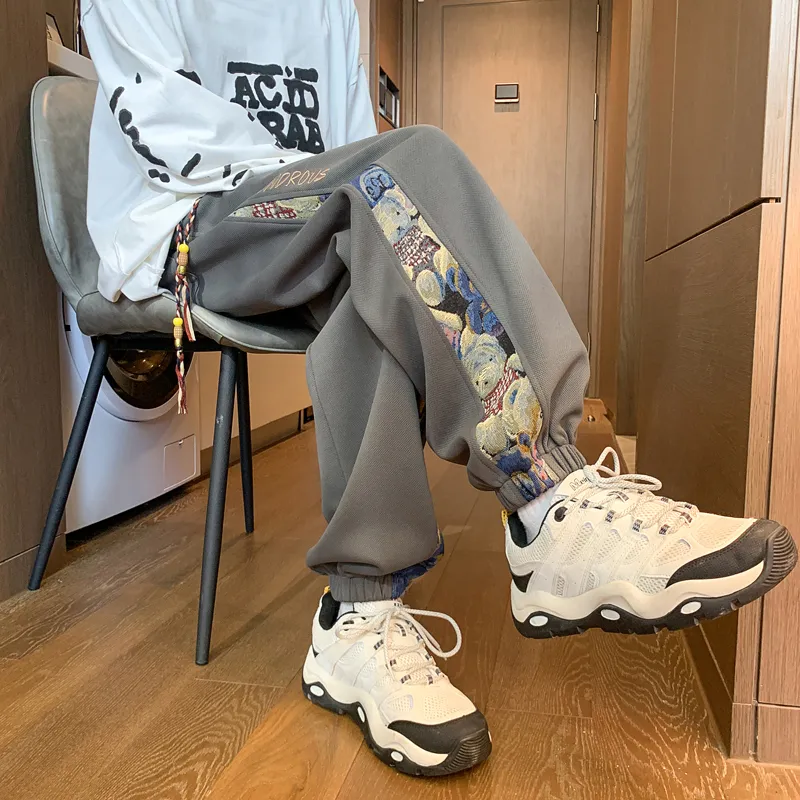 PAINT STAIN Casual Pants Unisex-32