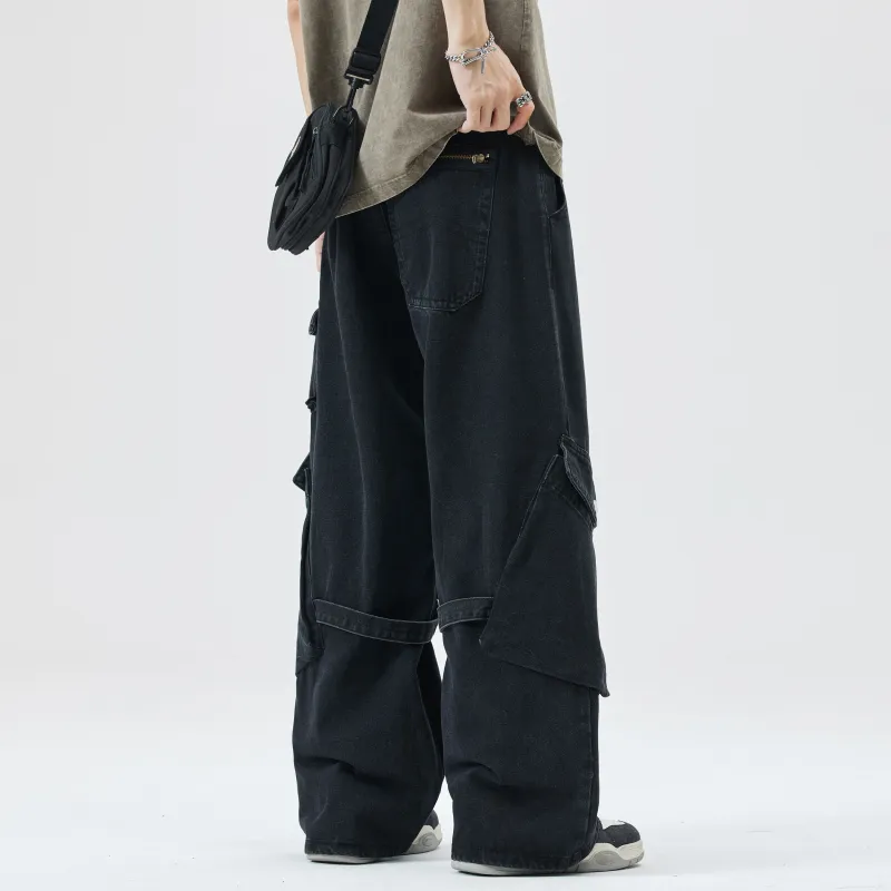 TESTUNG Jeans Unisex Dark Purple-3