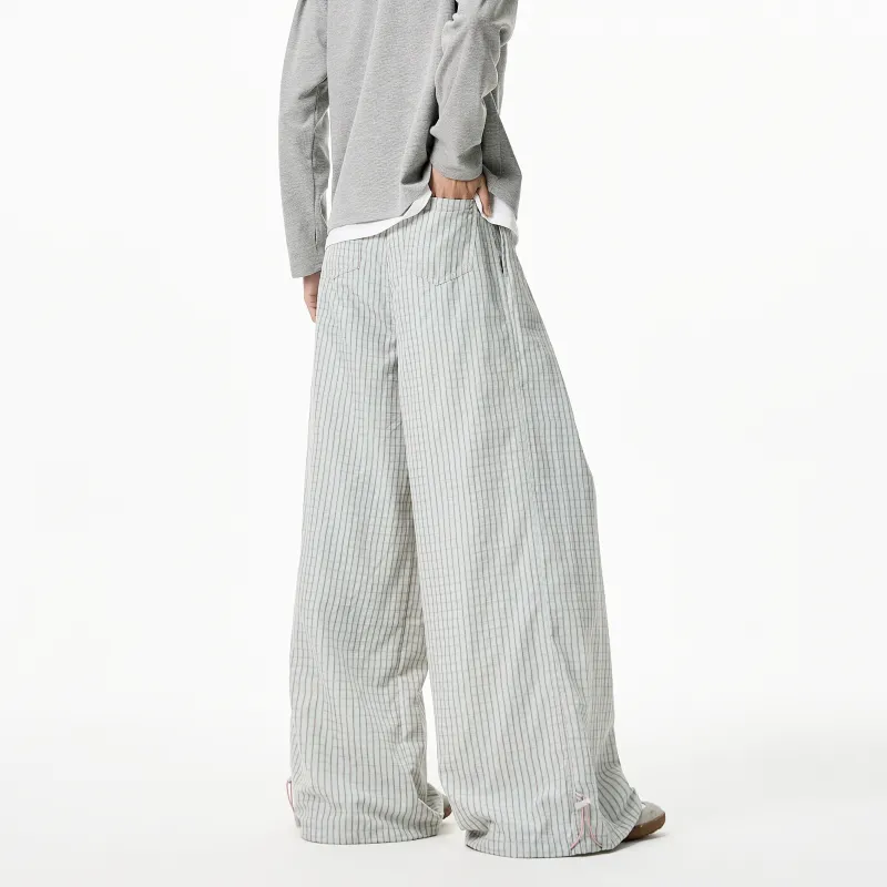 XIXN Casual Pants Unisex Green-4
